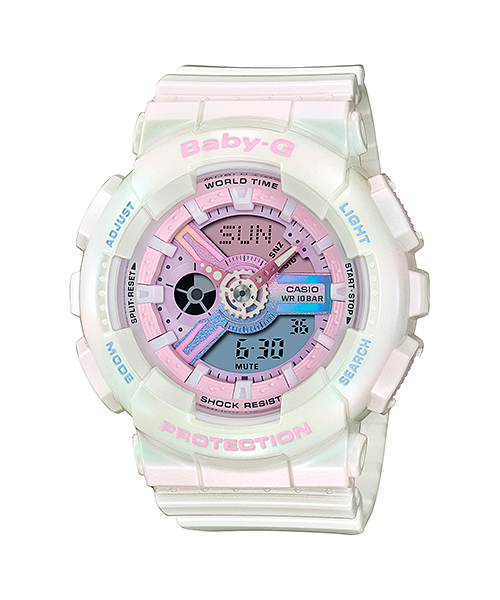 Reloj Baby-G deportivo correa de resina BA-110PL-7A1