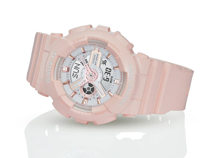 Reloj Baby-G deportivo correa de resina BA-110RG-4A