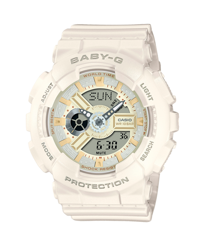 Reloj Baby-G deportivo correa de resina BA-110XSW-7A