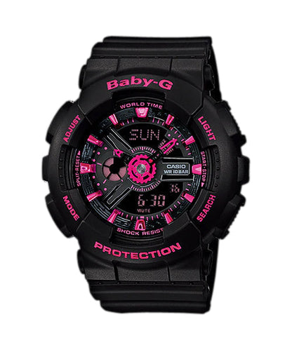 Reloj Baby-G deportivo correa de resina BA-111-1A