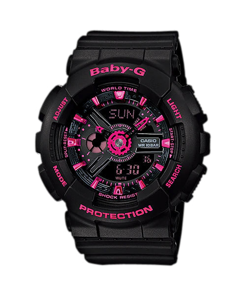 Reloj Baby-G deportivo correa de resina BA-111-1A