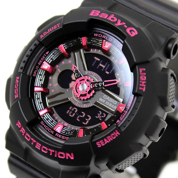 Reloj Baby-G deportivo correa de resina BA-111-1A