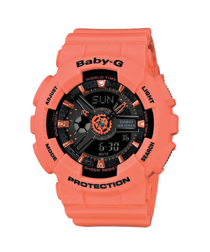 Reloj Baby-G deportivo correa de resina BA-111-4A2