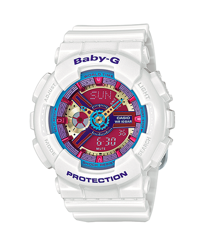 Reloj Baby-G deportivo correa de resina BA-112-7A