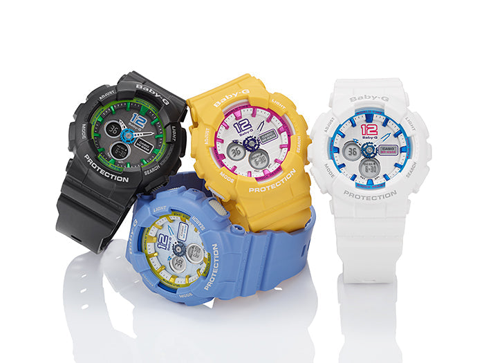 Reloj Baby-G deportivo correa de resina BA-120-9B