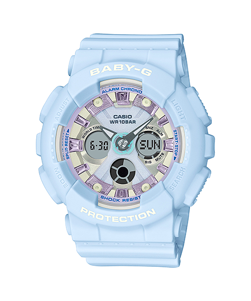 Reloj Baby-G deportivo correa de resina BA-130WP-2A