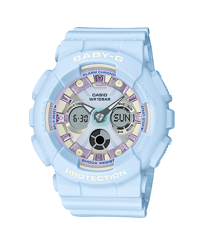 Reloj Baby-G deportivo correa de resina BA-130WP-2A