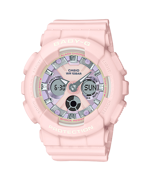 Reloj Baby-G deportivo correa de resina BA-130WP-4A