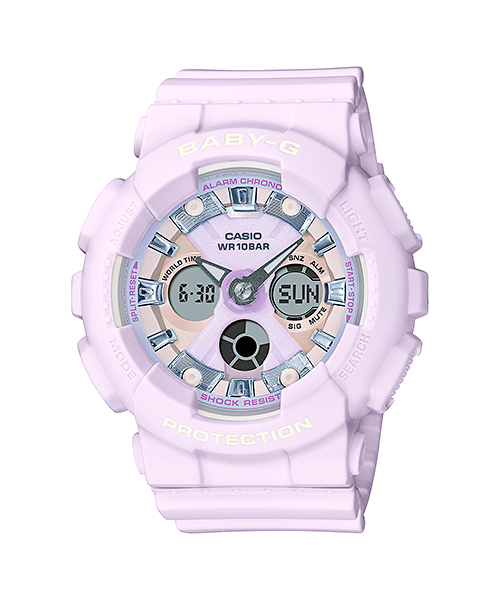 Reloj Baby-G deportivo correa de resina BA-130WP-6A