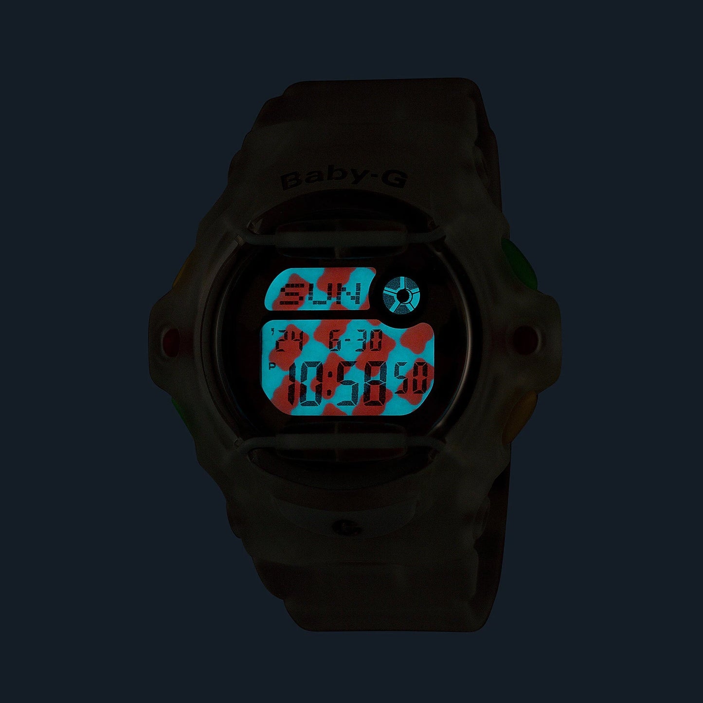 Reloj Baby-G deportivo correa de resina BG-169HRB-7