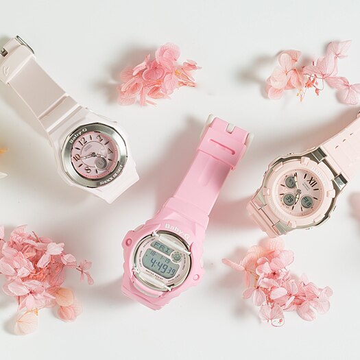 Reloj Baby-G deportivo correa de resina BG-169R-4C