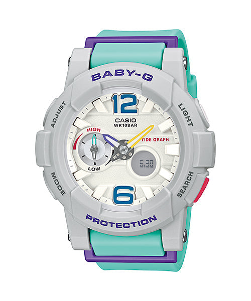 Reloj Baby-G deportivo correa de resina BGA-180-3B