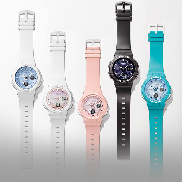 Reloj Baby-G deportivo correa de resina BGA-250-2A