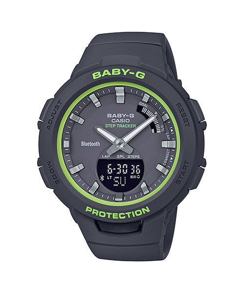 Reloj Baby-G deportivo correa de resina BSA-B100SC-1A