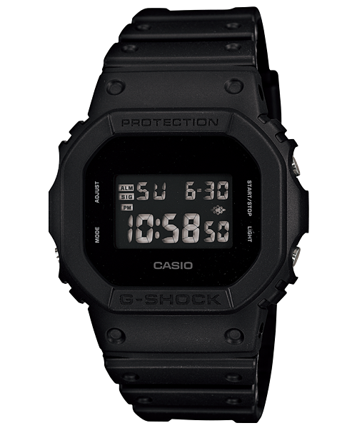 Reloj G-Shock deportivo correa de resina DW-5600BB-1