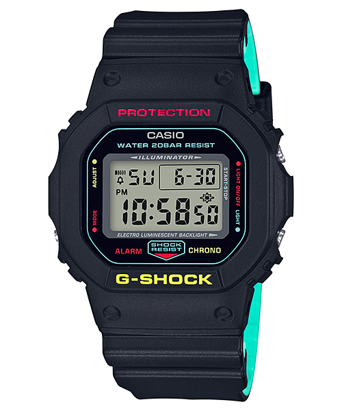 Reloj G-Shock deportivo correa de resina DW-5600CMB-1