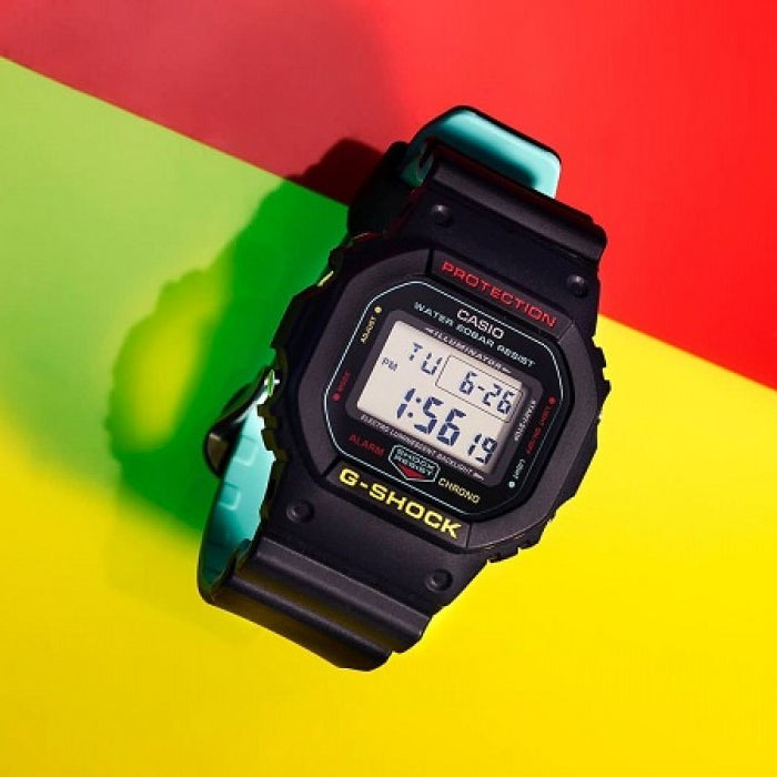 Reloj G-Shock deportivo correa de resina DW-5600CMB-1