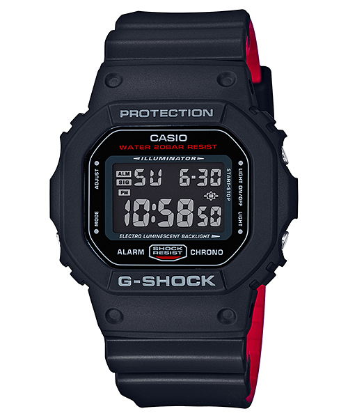 Reloj G-Shock deportivo correa de resina DW-5600HR-1