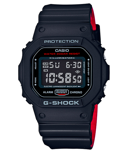 Reloj G-Shock deportivo correa de resina DW-5600HR-1