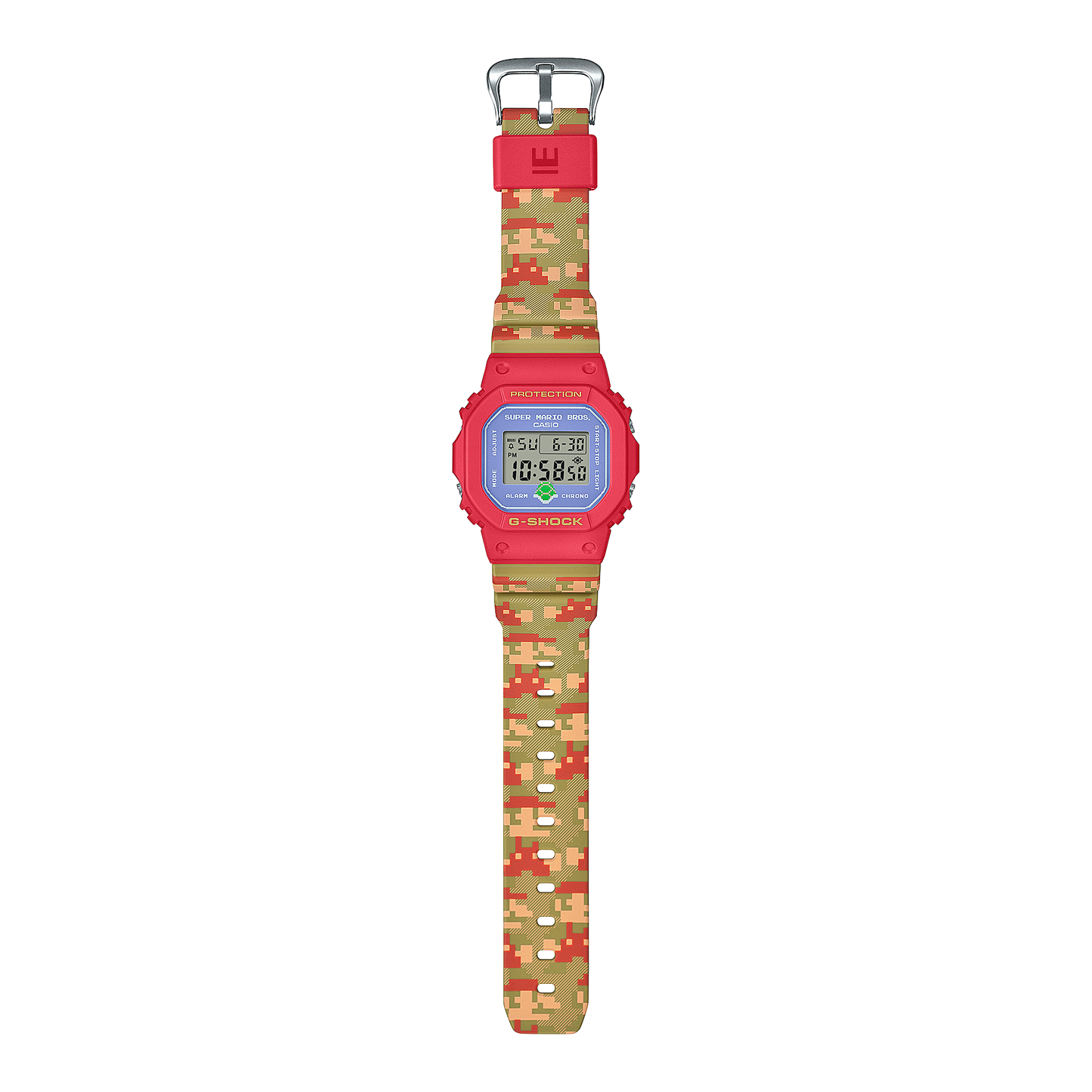 Edición especial Super Mario Brothers reloj G-Shock deportivo correa de resina DW-5600SMB-4