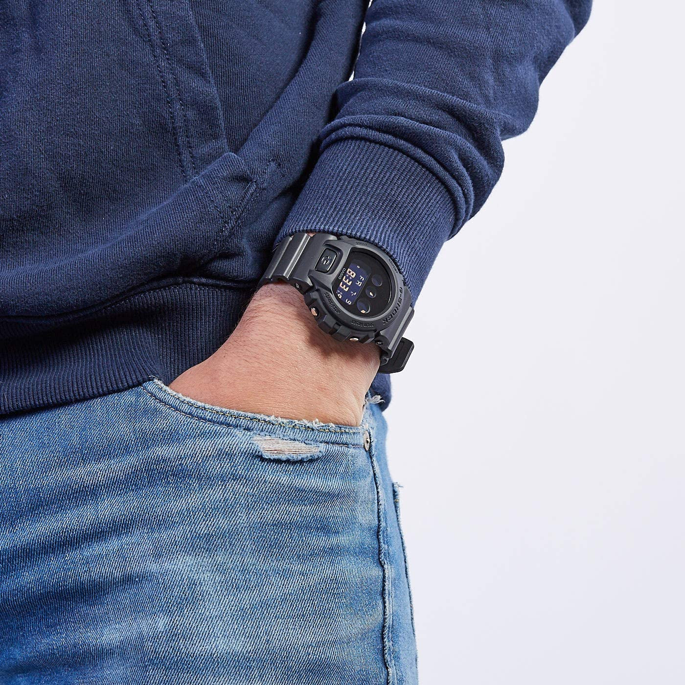 Reloj G-Shock deportivo correa de resina DW-6900BBA-1