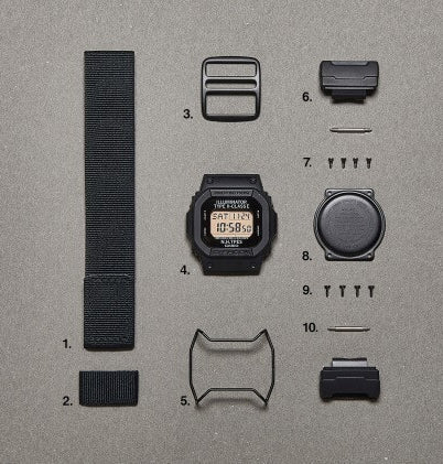 Reloj G-Shock deportivo correa de Nylon DW-D5600NH-1