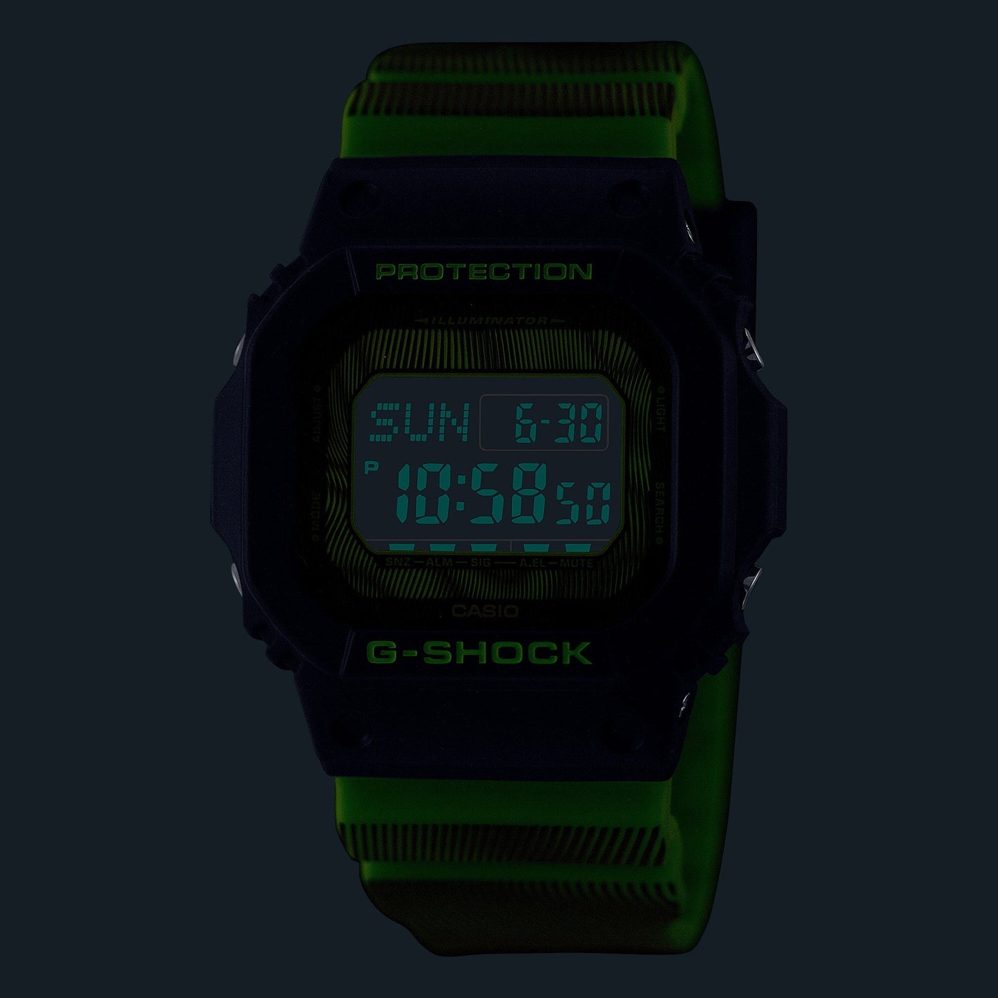 Reloj G-Shock deportivo correa de resina DW-D5600TD-3