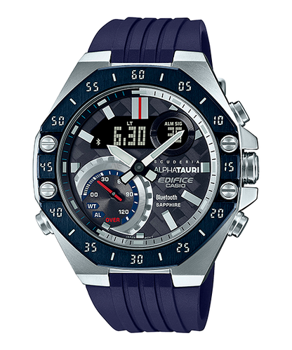 Reloj Edifice casual correa de resina ECB-10AT-1A