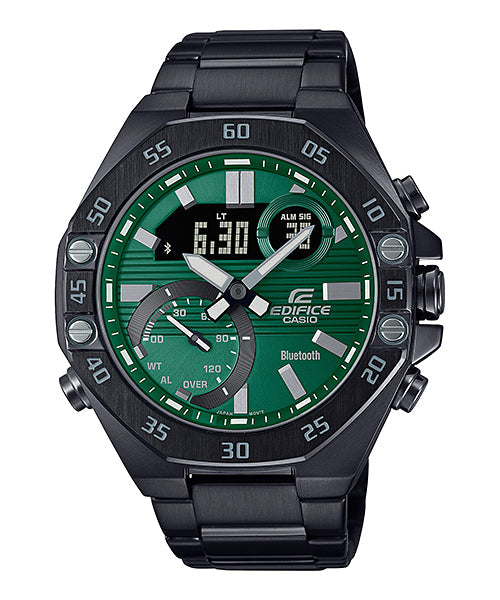 Reloj Edifice casual correa de acero inoxidable ECB-10DC-3A