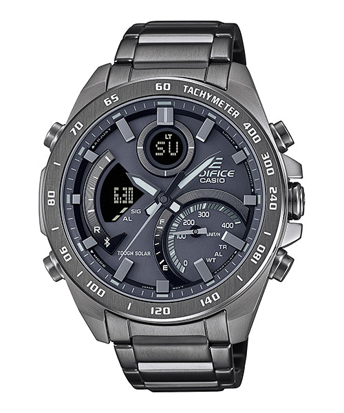 Reloj Edifice casual correa de acero inoxidable ECB-900MDC-1A