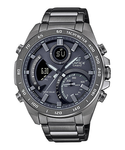Reloj Edifice casual correa de acero inoxidable ECB-900MDC-1A