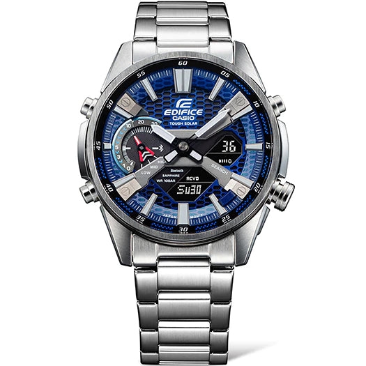 Reloj Edifice casual correa de acero inoxidable ECB-S100D-2A