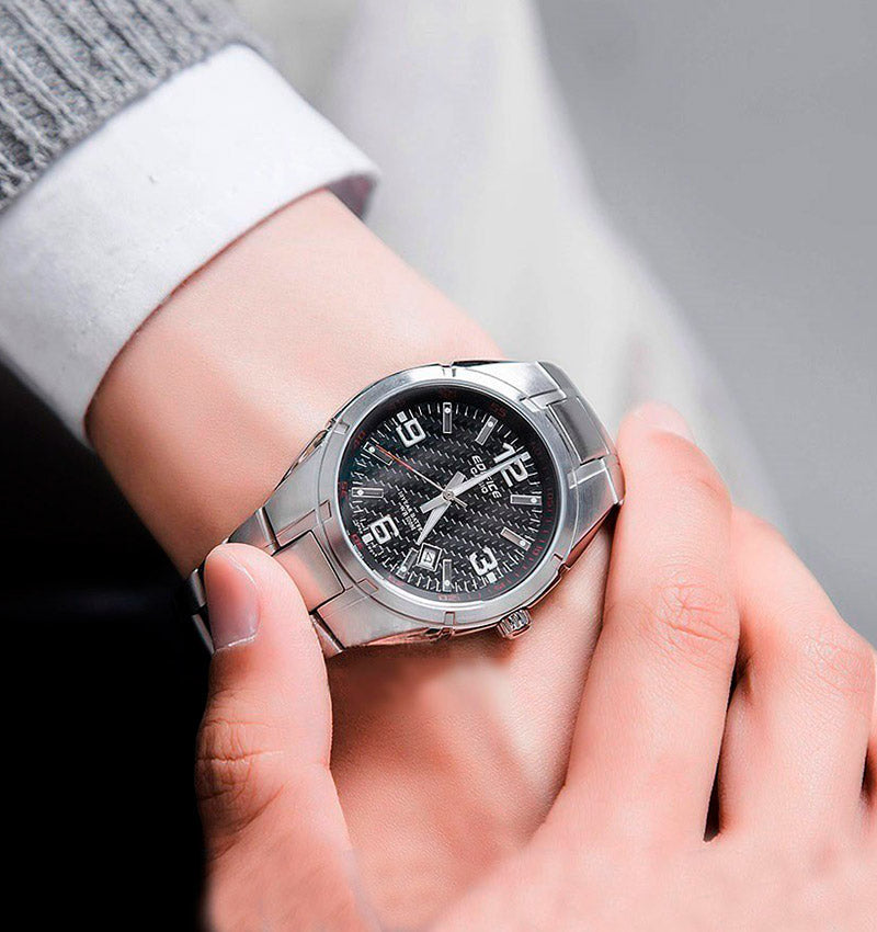 Reloj Edifice casual correa de acero inoxidable EF-125D-1AVU