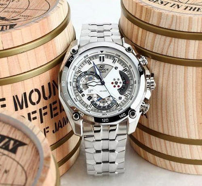 Reloj Edifice casual correa de acero inoxidable EF-550D-7AVU