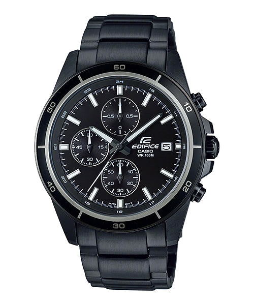 Reloj Edifice casual correa de acero inoxidable EFR-526BK-1A1V