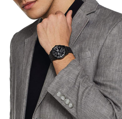 Reloj Edifice casual correa de acero inoxidable EFR-526BK-1A1V