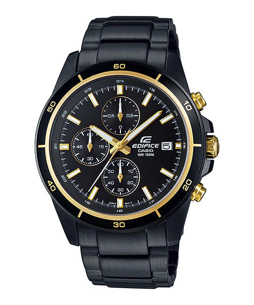 Reloj Edifice casual correa de acero inoxidable EFR-526BK-1A9V