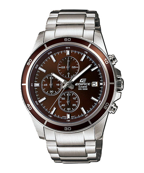 Reloj Edifice casual correa de acero inoxidable EFR-526D-5AV