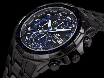 Reloj Edifice casual correa de acero inoxidable EFR-539BK-1A2V