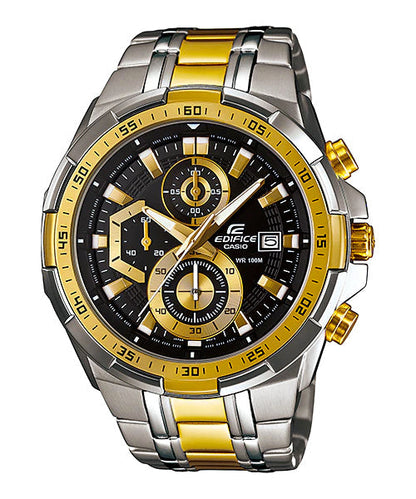Reloj Edifice casual correa de acero inoxidable EFR-539SG-1AVU