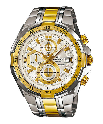 Reloj Edifice casual correa de acero inoxidable EFR-539SG-7AVU