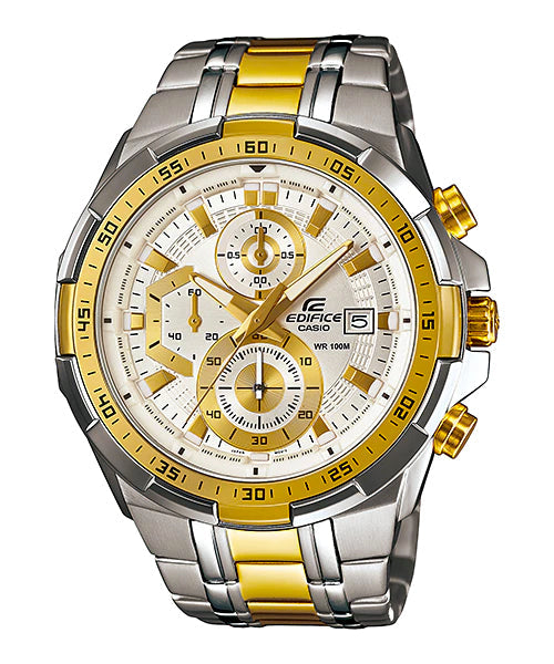 Reloj Edifice casual correa de acero inoxidable EFR-539SG-7AVU
