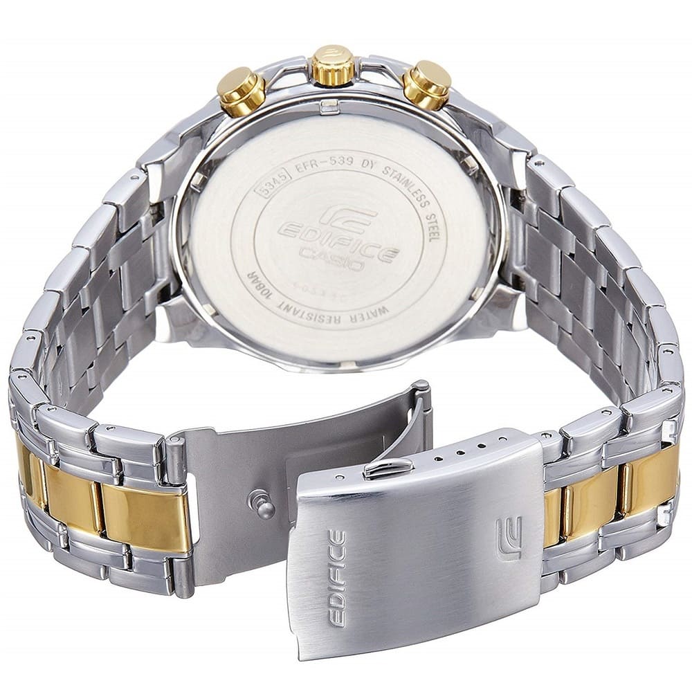 Reloj Edifice casual correa de acero inoxidable EFR-539SG-7AVU