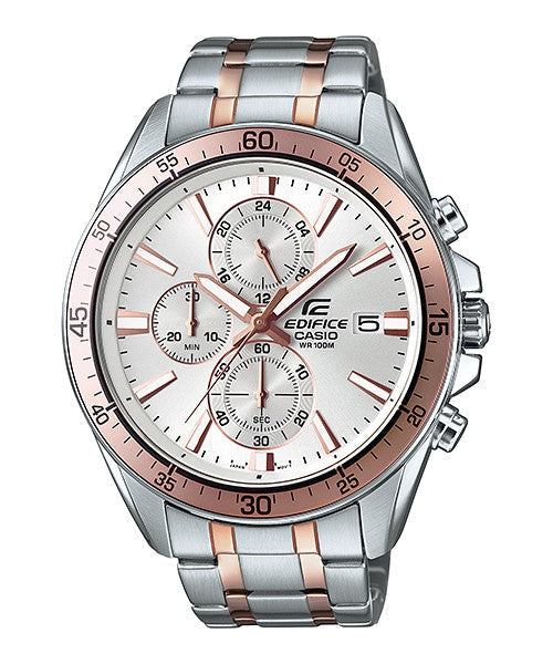 Reloj Edifice casual correa de acero inoxidable EFR-546SG-7AV