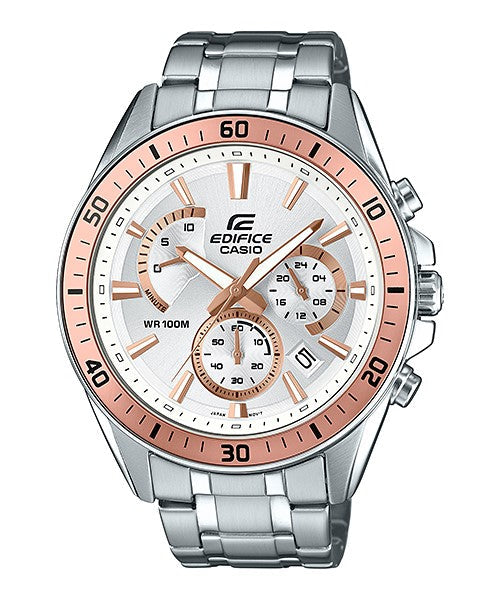 Reloj Edifice casual correa de acero inoxidable EFR-552D-7AV