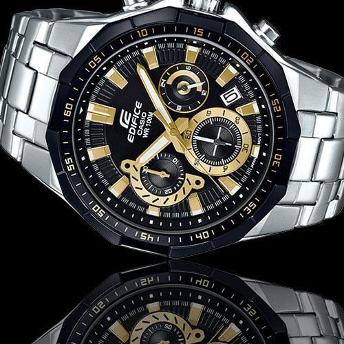 Reloj Edifice casual correa de acero inoxidable EFR-554D-1A9V