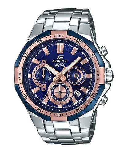 Reloj Edifice casual correa de acero inoxidable EFR-554D-2AV