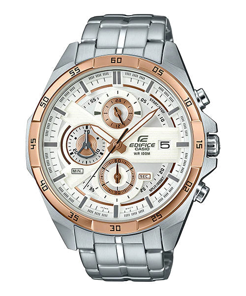 Reloj Edifice casual correa de acero inoxidable EFR-556DB-7AV