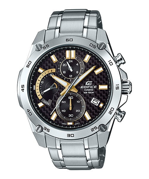 Reloj Edifice casual correa de acero inoxidable EFR-557CD-1A9V