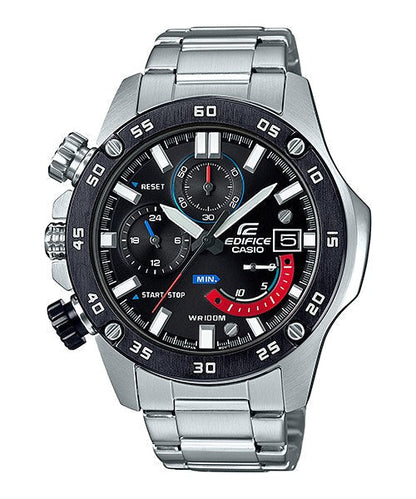 Reloj Edifice casual correa de acero inoxidable EFR-558DB-1AV